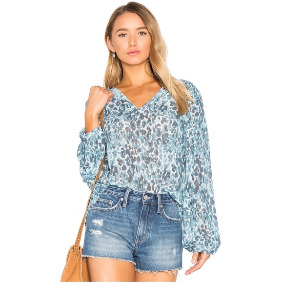 House of Harlow 1960 Tops - HOUSE OF HARLOW 1960 x Revolve Seymore Blouse - Size M